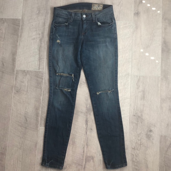 SIWY Hannah Skinny Jeans Size 24 Distressed - Picture 2 of 8